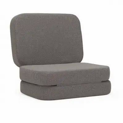 Materac rozkładany Accordion 75 cm Boucle Ash Grey Innovation