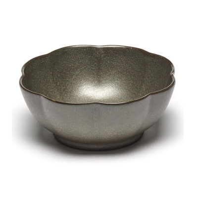 Misa Inku Ribbed 13 cm zielona Serax