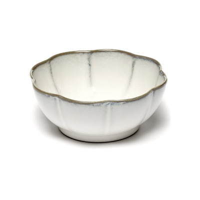 Misa Inku Ribbed 9 cm biała Serax