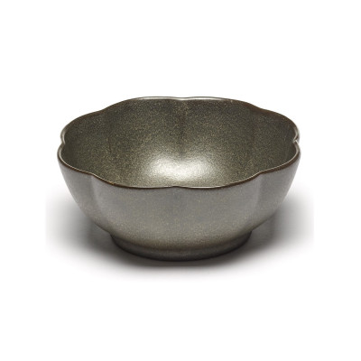 Misa Inku Ribbed 9 cm zielona Serax