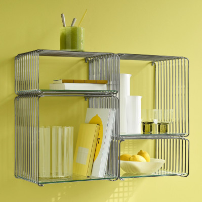 Moduł Panton Wire 34,8 × 17,2 × 25,7 cm chromowany Montana