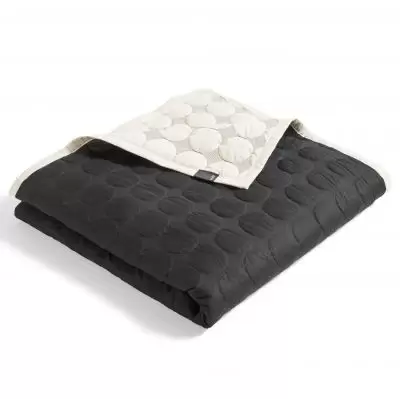 Narzuta Mega Dot 195x245 cm czarno-kremowa HAY
