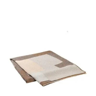 Narzuta Patch beige-brown Broste Copenhagen