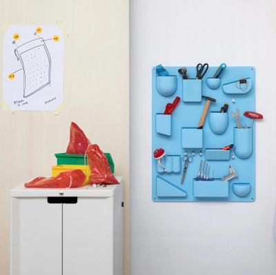 Organizer ścienny Uten.Silo RE II niebieski Vitra