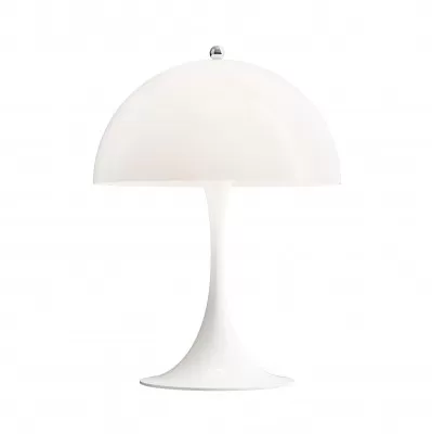 Lampa stołowa Panthella Mini biała opalizowana Louis Poulsen