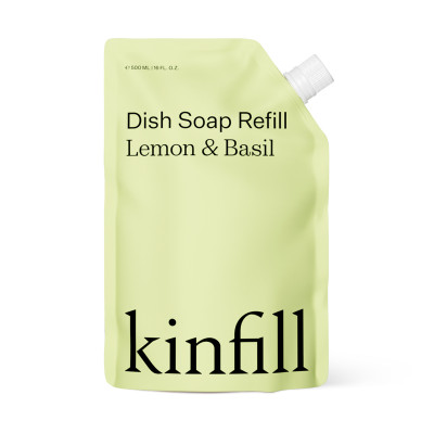 Płyn Do Mycia Naczyń Refill Lemon Basil Kinfill