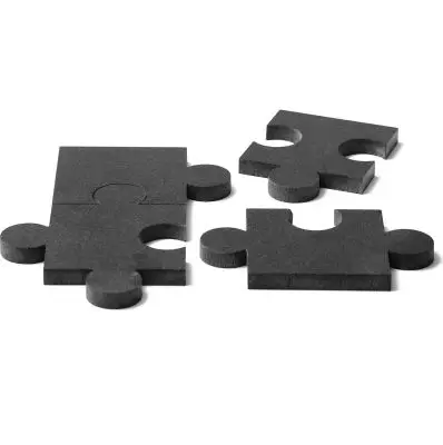 Podkładki Stonecut Puzzle Coasters Czarne Tre Product