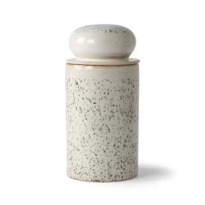 Pojemnik ceramiczny z pokrywką 70s hail HKliving
