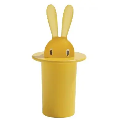 Pojemnik na wykałaczki Magic Bunny żółty Alessi
