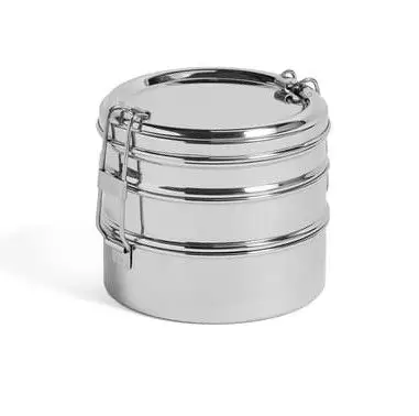 Pudełko na lunch steel lunch okrągłe 3 części Hay