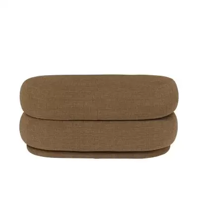 Pufa Oval Hot Madison czekoladowa Ferm Living