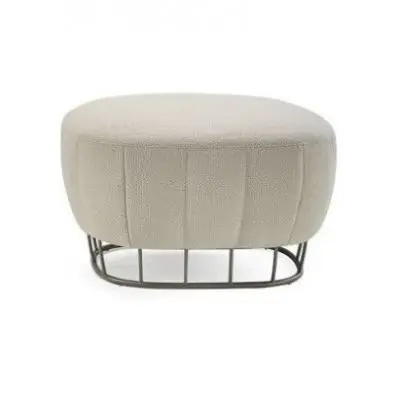 Pouf grande in velluto blu Circus Normann Copenhagen - 66cm