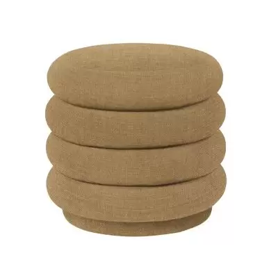 Pufa round Hot Madison karmelowa Ferm Living