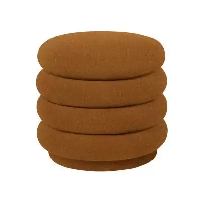 Pufa round tonus karmelowa Ferm Living