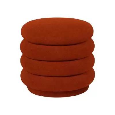 Pufa round tonus kasztanowa Ferm Living