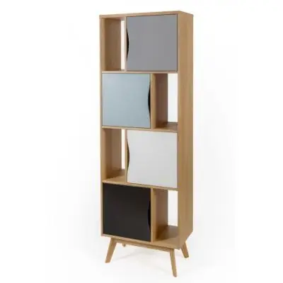 REGAŁ BOOKCASE NARROW WOODMAN