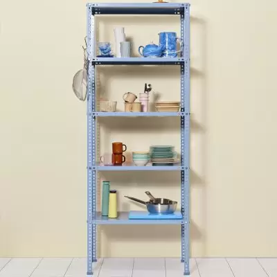 Regał Shelving Unit zakurzony niebieski Hay