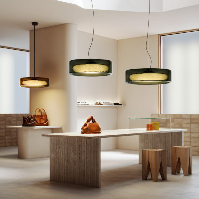 Ringo Deckenlampe 70 cm dunkler Rauch Marset