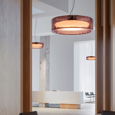 Lampa Wisząca Ringo 90 Cm Różowa Marset