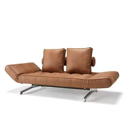 SOFA ROZKŁADANA GHIA CHROMOWANA PODSTAWA INNOVATION