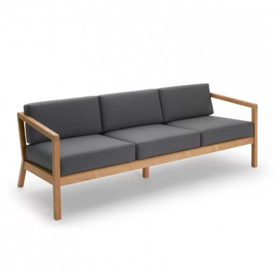 Sofa ogrodowa Virkelyst 3 os. grafitowa Skagerak