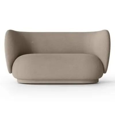 Sofa Rico 2 Os. Boucle Piaskowa Ferm Living