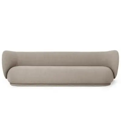 SOFA RICO 4 os. boucle piaskowa FERM LIVING