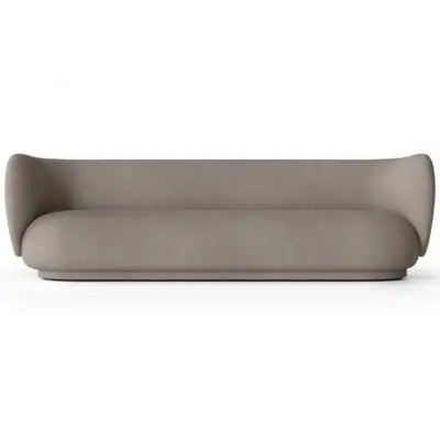 SOFA RICO 4 os. brushed ciepły szary FERM LIVING