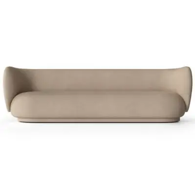 SOFA RICO 4 os. brushed piaskowa FERM LIVING