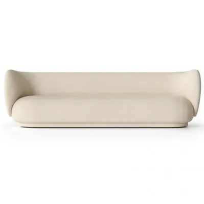 Sofa Rico 4 Os. Brushed Złamana Biel Ferm Living