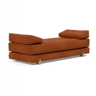 Sofa Rozkładana Sigmund Dąb Burnt Orange Innovation