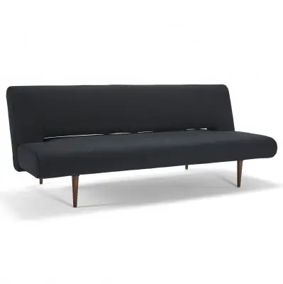 Sofa rozkładana Unfurl Boucle Black Raven Innovation