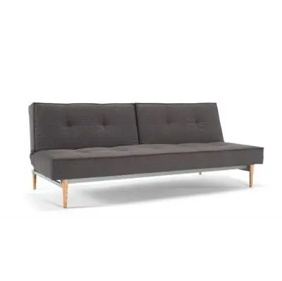 Sofa rozkadana Splitback Flashtex Dark Grey Styletto Innovation