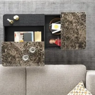 STOLIK KAWOWY AROUND EMPERADOR MARBLE CALLIGARIS