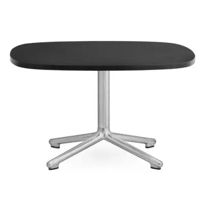 STOLIK KAWOWY ERA DUŻY ALUMINIUM CZARNY NORMANN COPENHAGEN