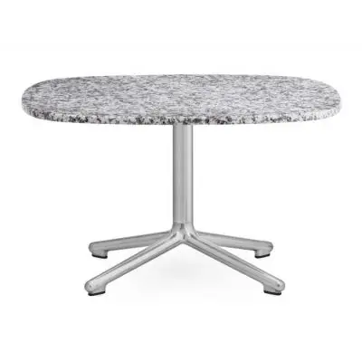 STOLIK KAWOWY ERA DUŻY ALUMINIUM SZARY NORMANN COPENHAGEN
