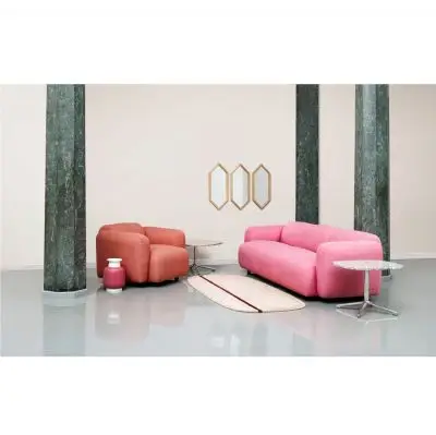 STOLIK KAWOWY ERA DUŻY ALUMINIUM SZARY NORMANN COPENHAGEN