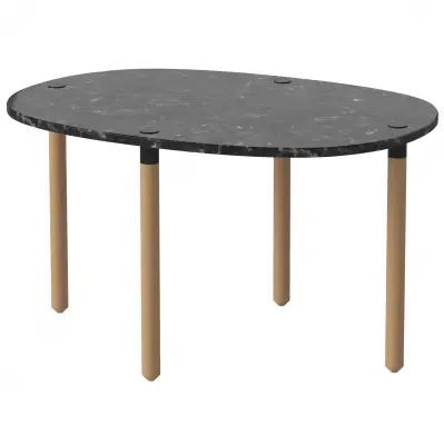 Stolik Kawowy Tuk H;42 Cm Czarny Marmur Bolia
