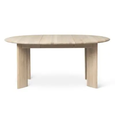 STÓŁ ROZKŁADANY BEVEL 117-167 CM DĄB BIELONY FERM LIVING