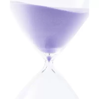 Klepsydra Sandglass Ball M Lilac Pols Potten