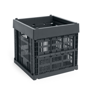 Skrzynka Colour Crate Cube antracytowa HAY