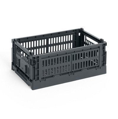 Skrzynka Colour Crate mała antracytowa HAY