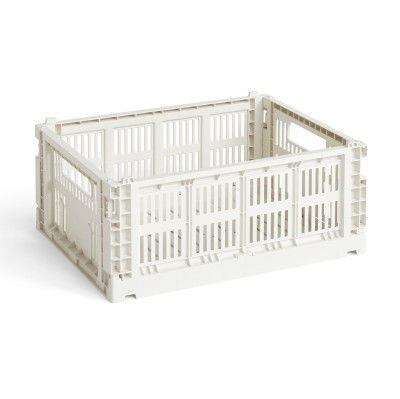 Skrzynka Colour Crate medium złamana biel HAY