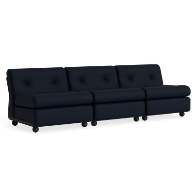 Sofa Amanta 3 osobowa Maglia blue black HAY