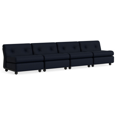 Sofa Amanta 4 osobowa Maglia blue black HAY