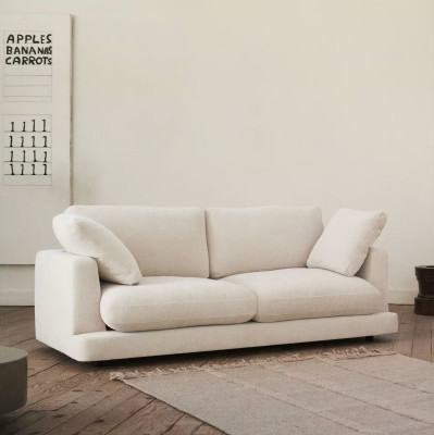 Sofa Gala 3 osobowa beżowa Kave Home