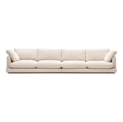 Sofa Gala 6 osobowa beżowa Kave Home