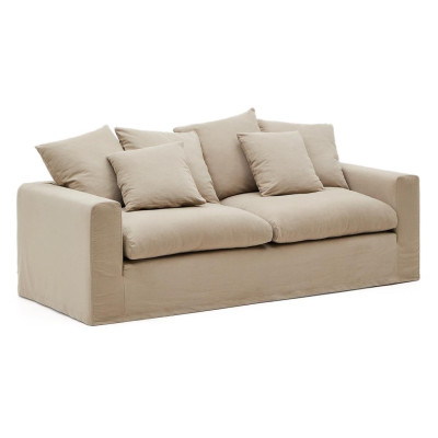 Sofa Nora 3 osobowa taupe Kave Home