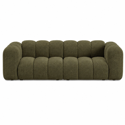Sofa 3-osobowa Lupine zielony szenil Micadoni