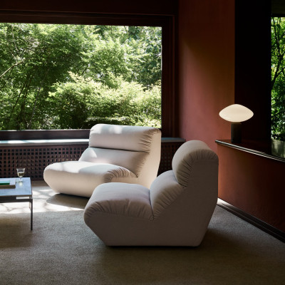 SOFA HI LO AV54 3-PERSON BEIGE Andtradition